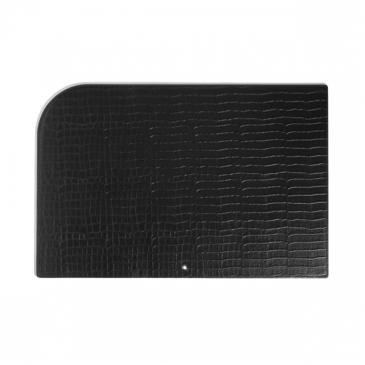 Sous-Main en Cuir Embossé Croco