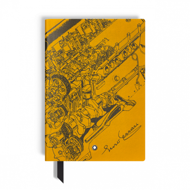 Carnet Moyen Format, Great Characters Enzo Ferrari Special Edition Giallo Modena, Pages Lignées
