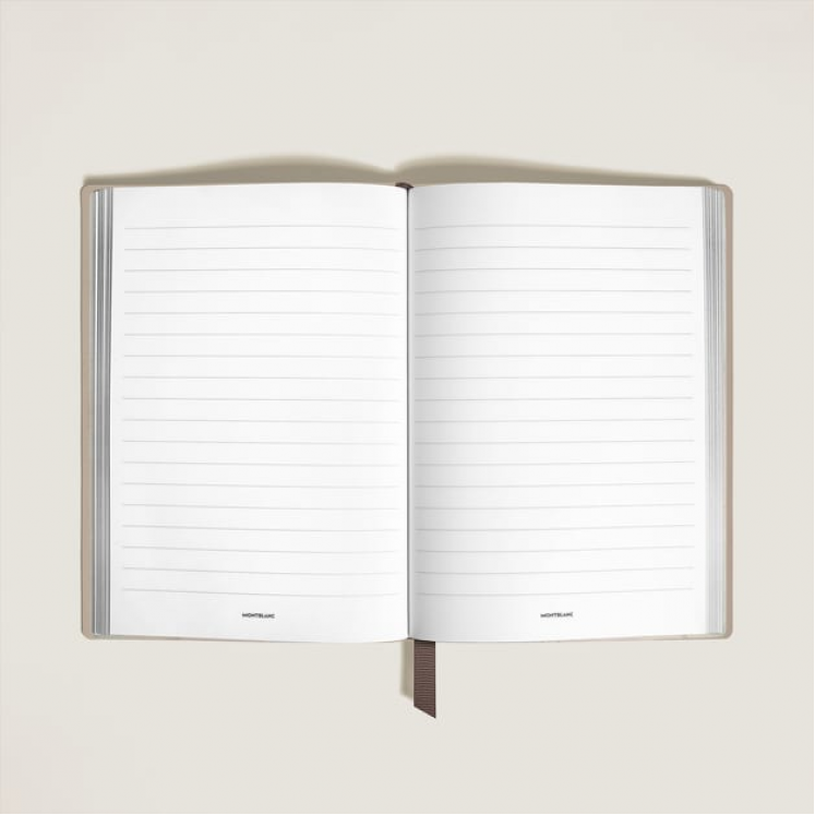 Carnet Moyen Format en Cuir Soft, Pages Lignées