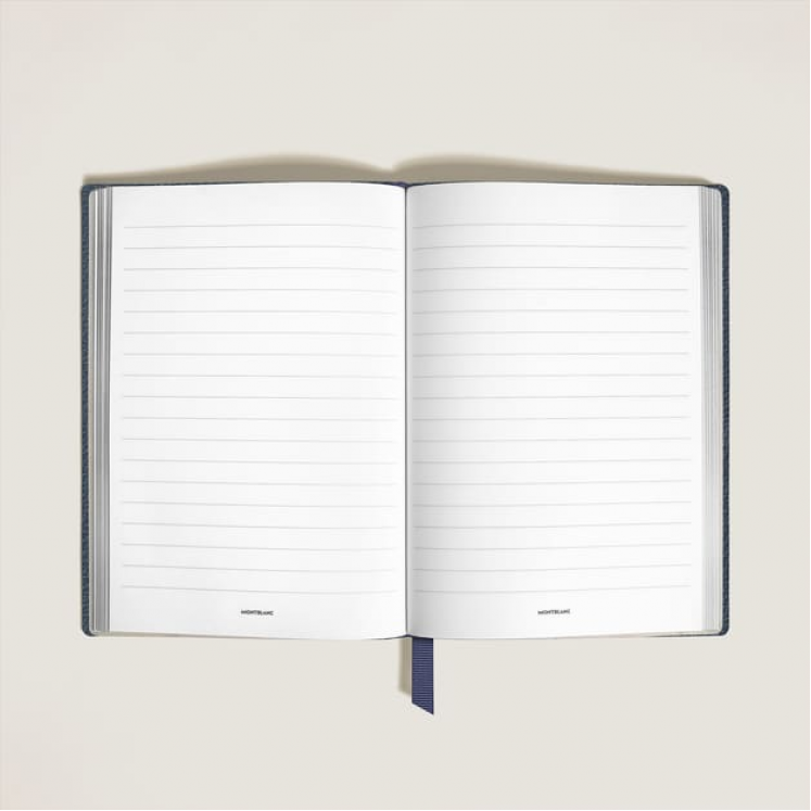 Carnet Moyen Format en Cuir Grainé, Pages Lignées
