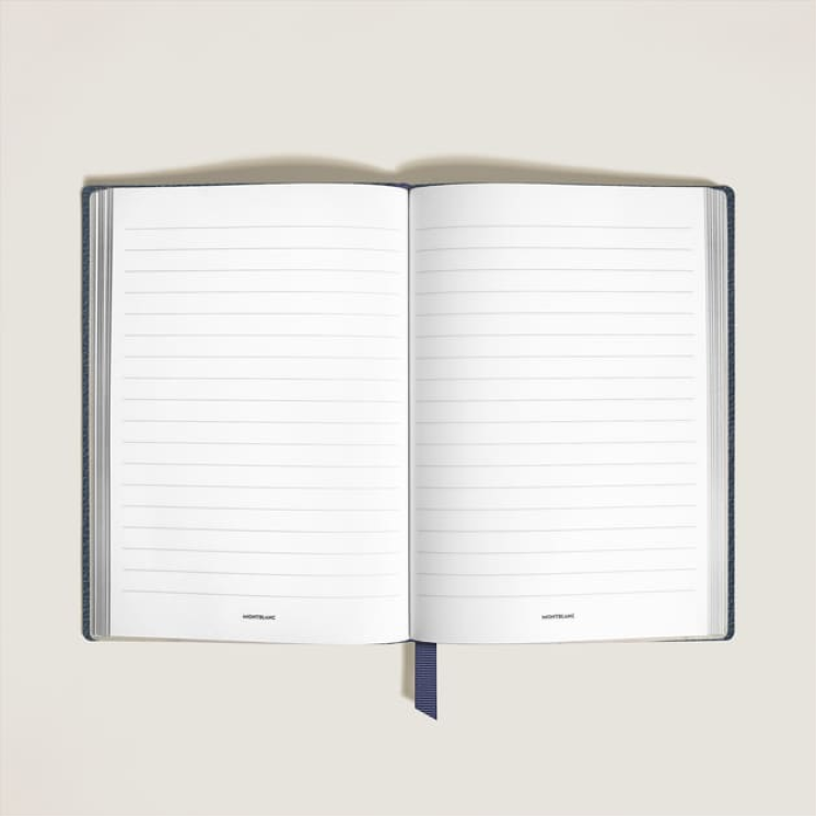 Carnet Moyen Format en Cuir Grainé, Pages Lignées