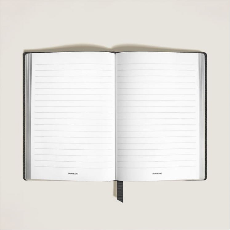 Carnet Moyen Format en Cuir Grainé, Pages Lignées