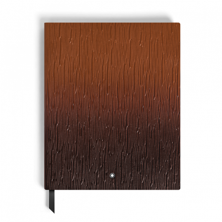 Carnet Grand Format en Cuir Corteccia Sfumato, Pages Blanches