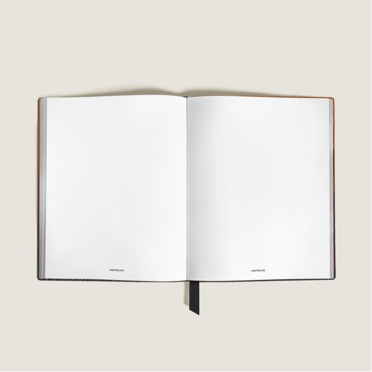 Carnet Grand Format en Cuir Corteccia Sfumato, Pages Blanches