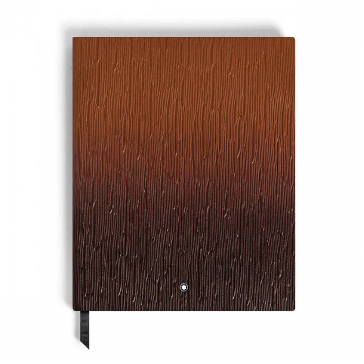 Carnet Grand Format en Cuir Corteccia Sfumato, Pages Blanches