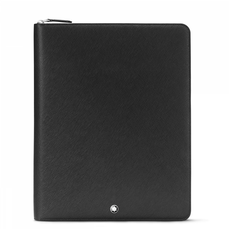 Porte-notes Zippé Moyen Format Sartorial Noir