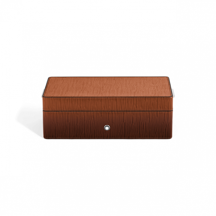 Boîte à Stylos en Cuir Corteccia Sfumato