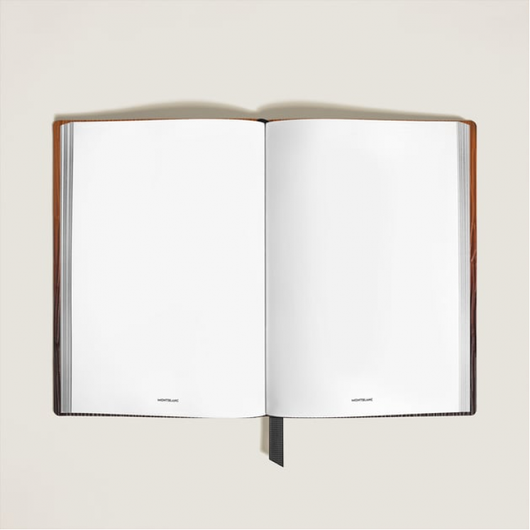 Carnet Moyen Format en Cuir Corteccia Sfumato, Pages Blanches
