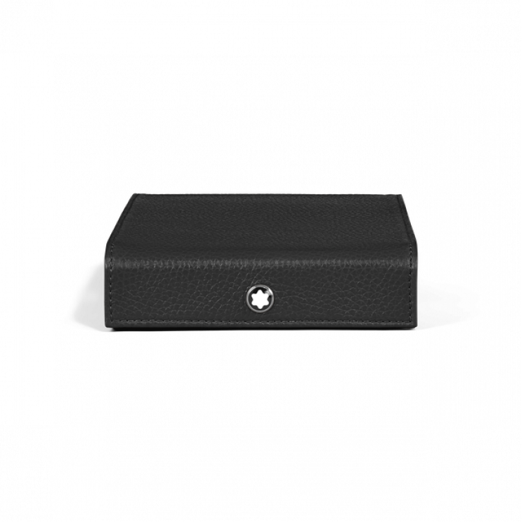 Coffret de Voyage en Cuir Grainé pour 4 Instruments d’Écriture