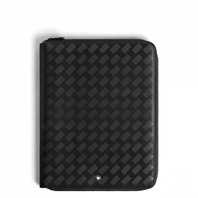 &Eacute;tui pour Carnet Moyen Format Zipp&eacute; en Cuir Extreme