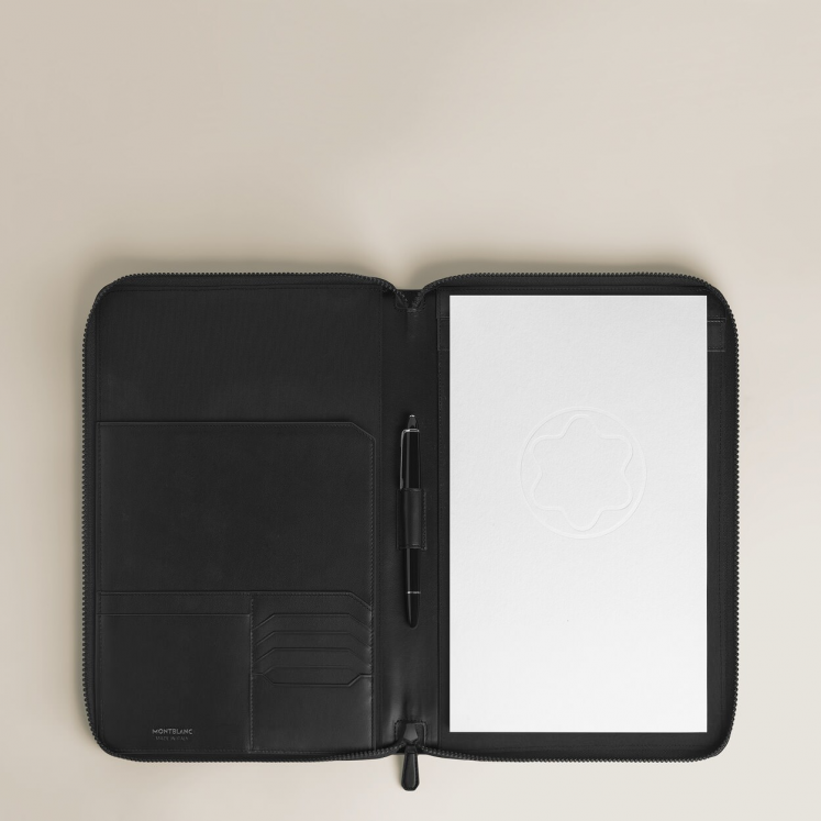 Étui pour Carnet Moyen Format Zippé en Cuir Extreme