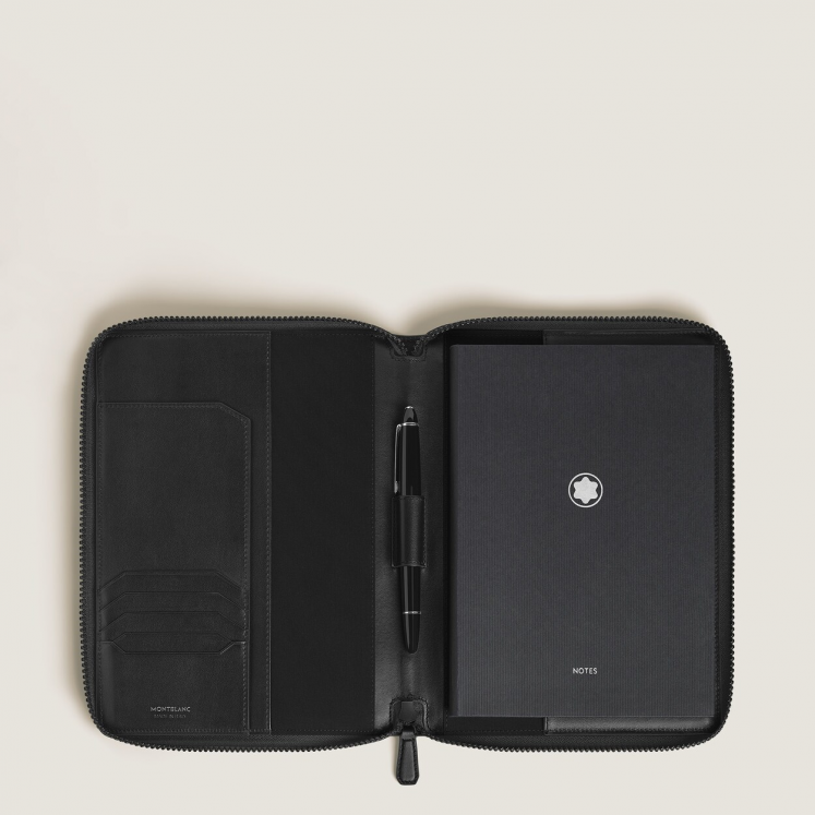 Étui pour Carnet Petit Format Zippé en Cuir Extreme