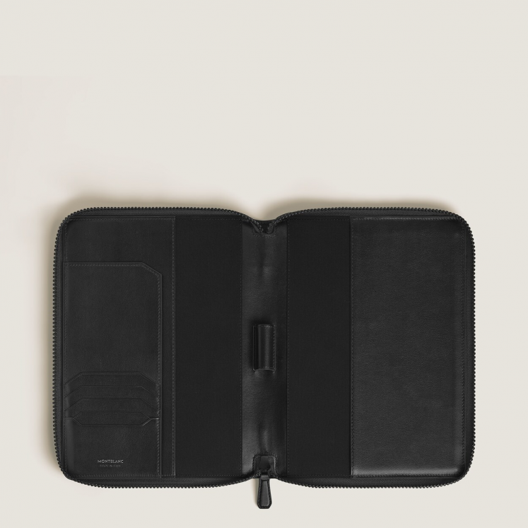 Étui pour Carnet Petit Format Zippé en Cuir Extreme