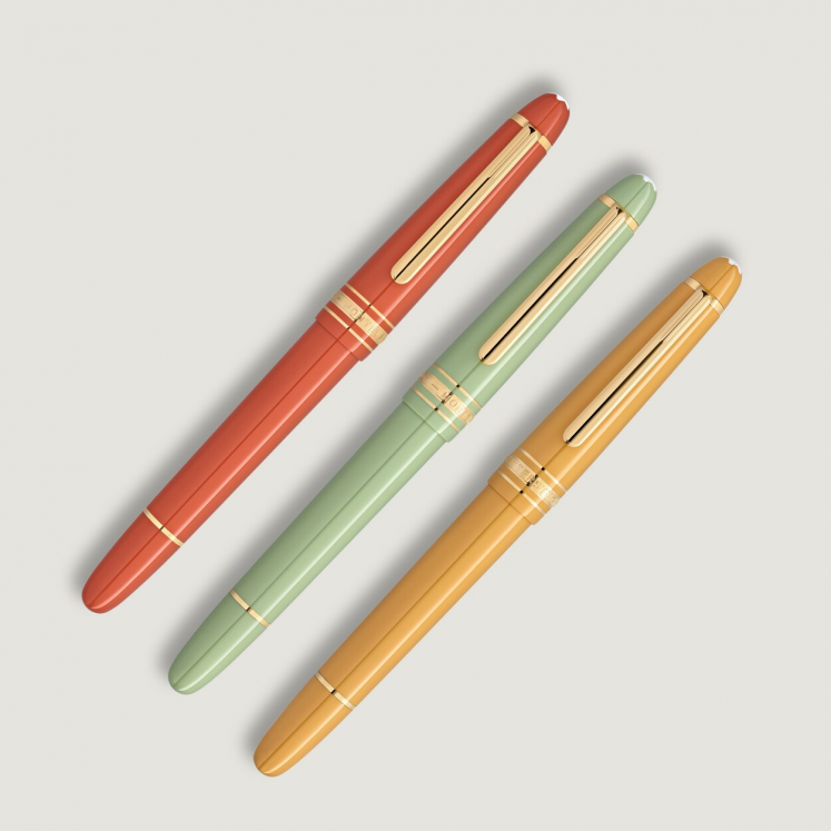 Set avec Stylos-Plume Meisterstück Bloom Doré