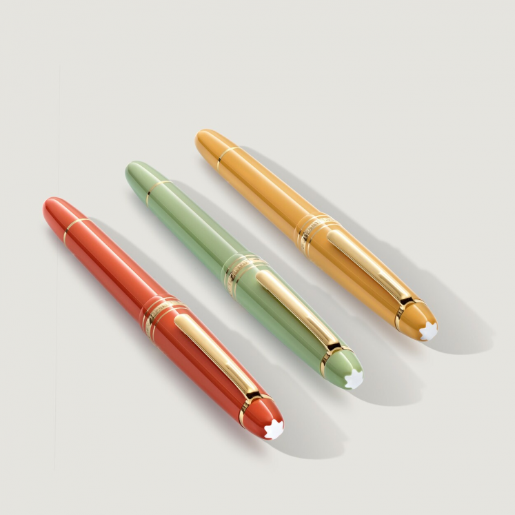 Set avec Stylos-Plume Meisterstück Bloom Doré
