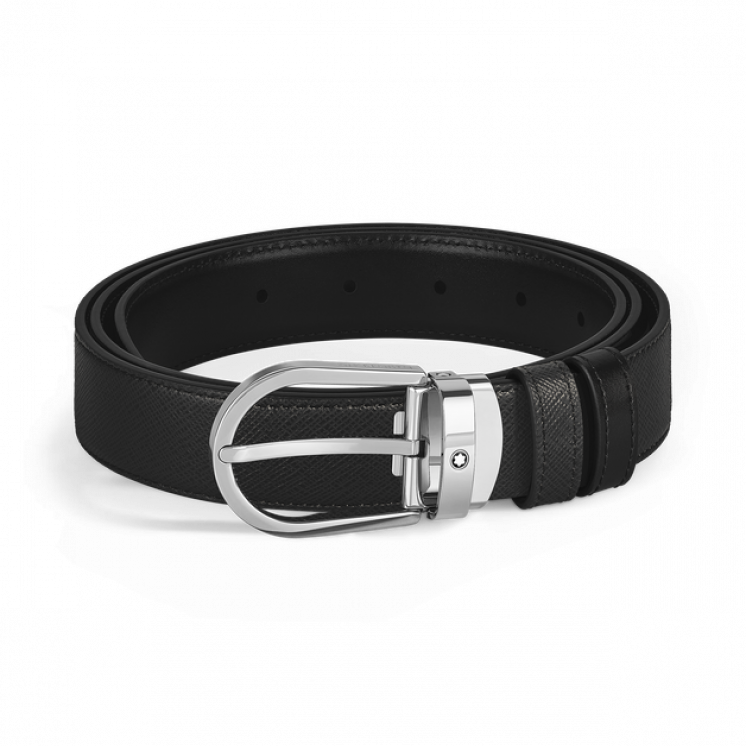 Ceinture Réversible Horseshoe 30 mm en Cuir Sartorial