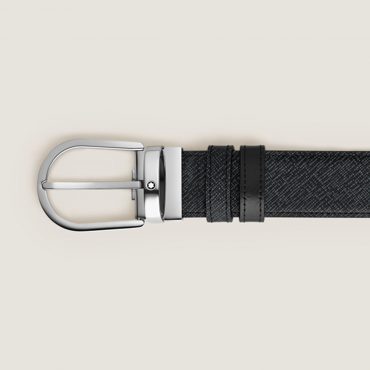 Ceinture Réversible Horseshoe 35 mm en Cuir Sartorial