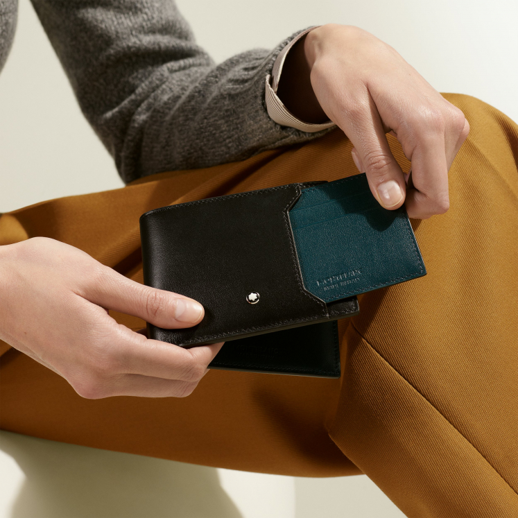 Portefeuille 6cc avec porte-cartes amovible Soft