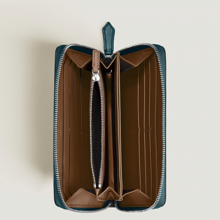 Portefeuille 12cc avec zip circulaire Soft