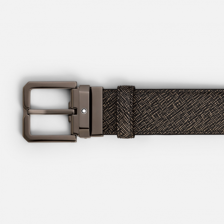 Ceinture en cuir gravier de 35 mm