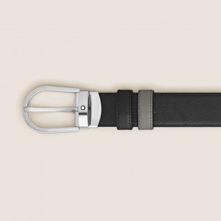 Ceinture Réversible Horseshoe 30 mm en Cuir Sartorial