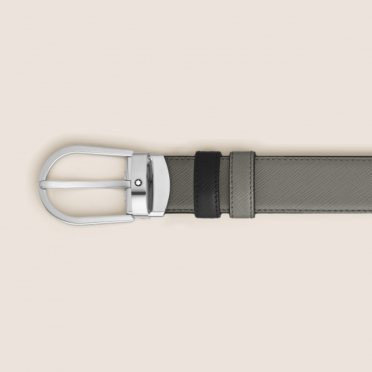 Ceinture Réversible Horseshoe 30 mm en Cuir Sartorial