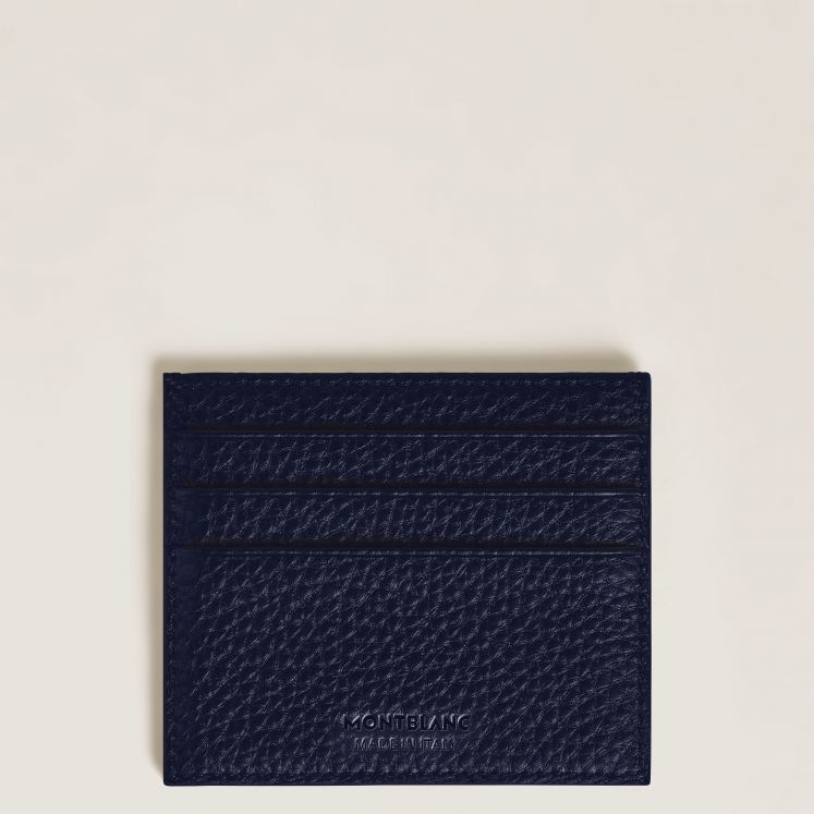 Porte-Cartes 6cc en Cuir Grainé