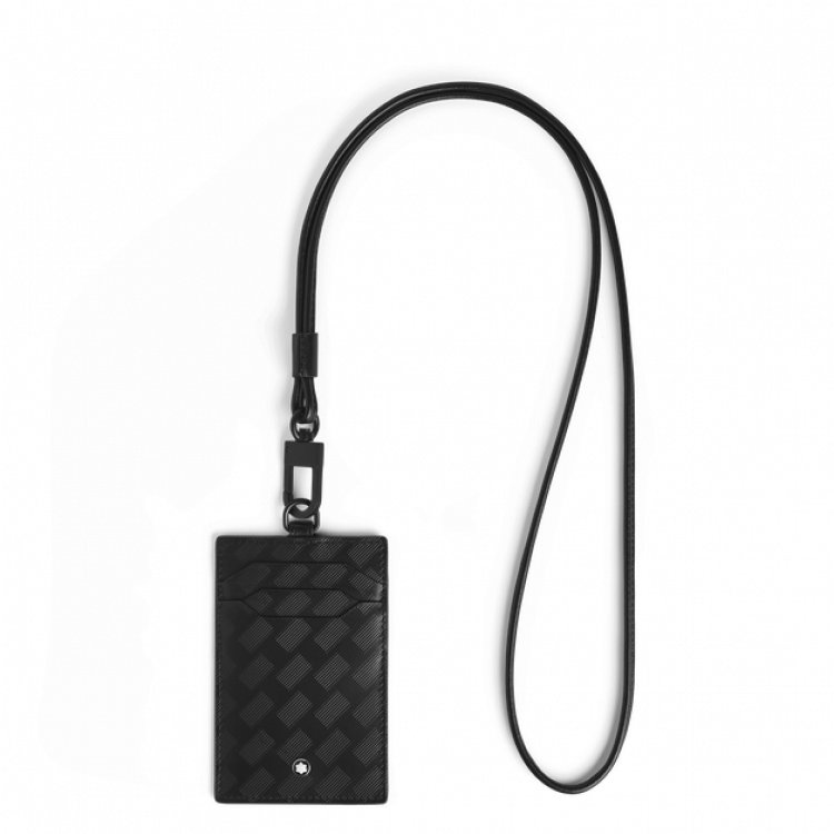 Porte-Cartes avec Lani&egrave;re en Cuir Extreme