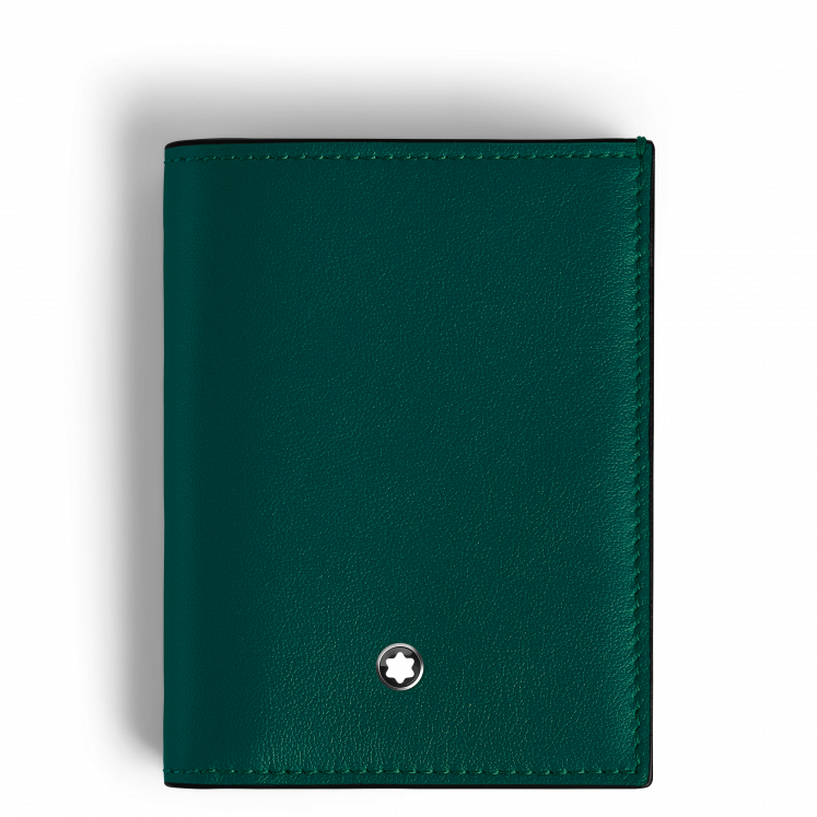 Mini Portefeuille 4cc en Cuir Soft