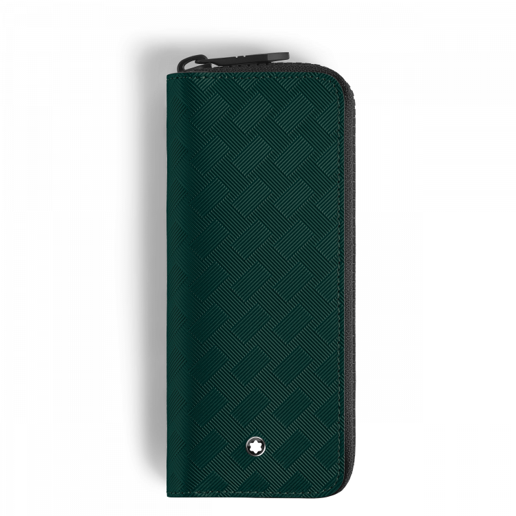 Étui pour 2 Instruments d'Écriture Zippé en Cuir Extreme