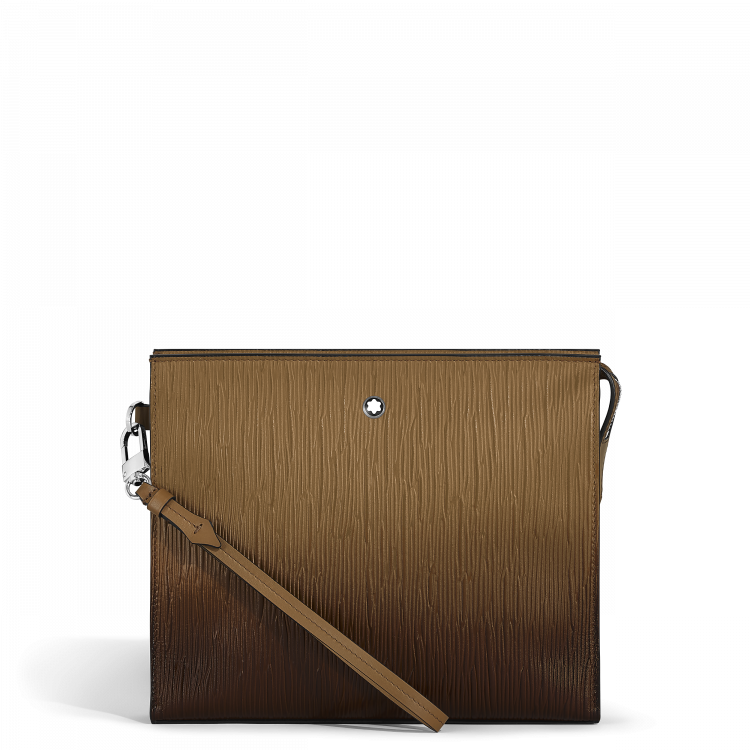 Pochette en Cuir Corteccia Sfumato