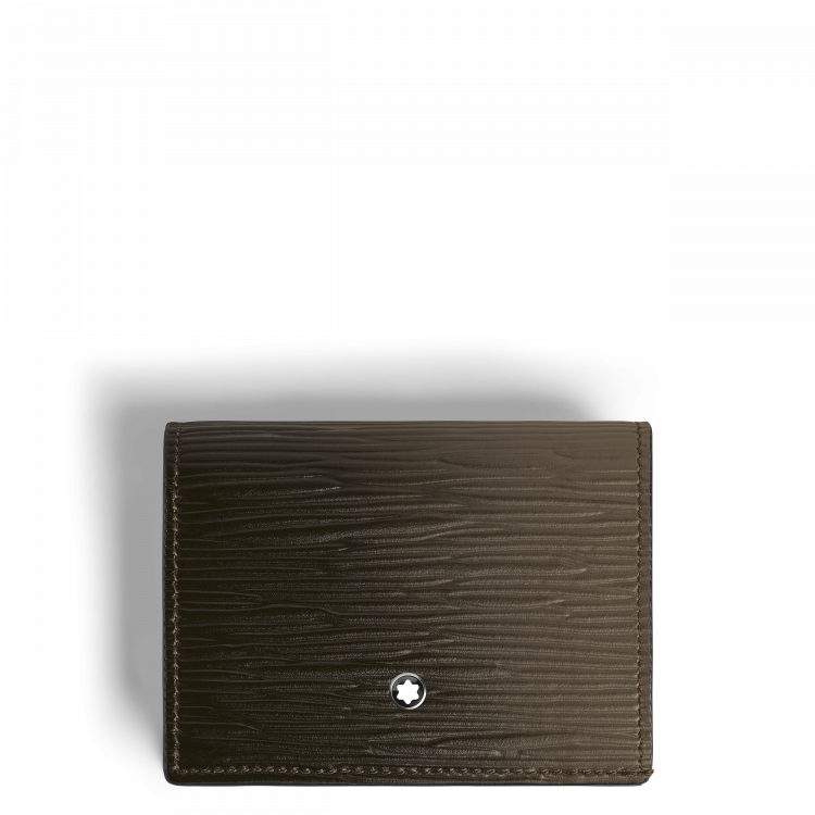 Portefeuille Continental Nano en Cuir Corteccia Sfumato