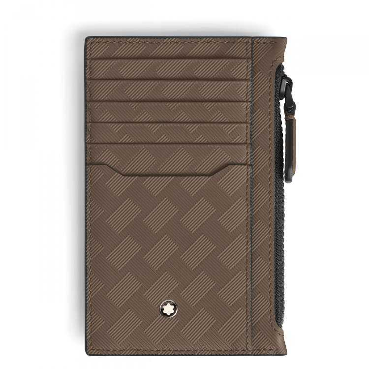 Porte-Cartes 8cc Zippé en Cuir Extreme