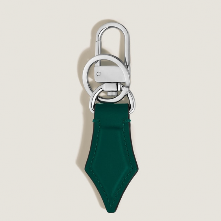 Porte-Clés Plume en Cuir Soft