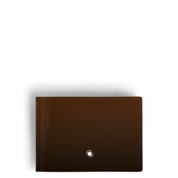 Portefeuille 6cc avec Pince à Billets en Cuir Meisterstück Sfumato