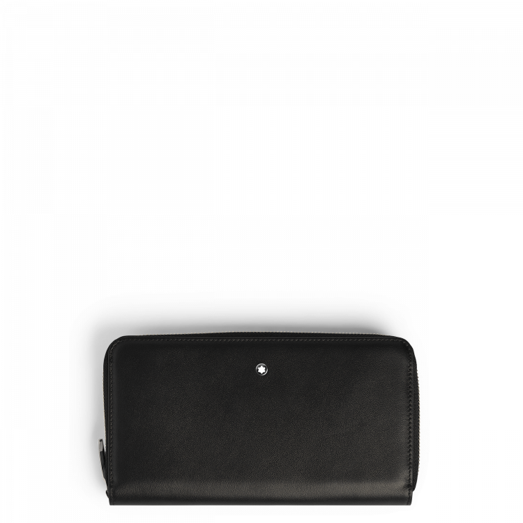 Portefeuille Continental 12cc Zippé en Cuir Soft