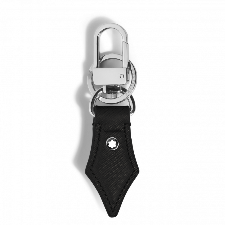 Porte-Clés Plume en Cuir Sartorial