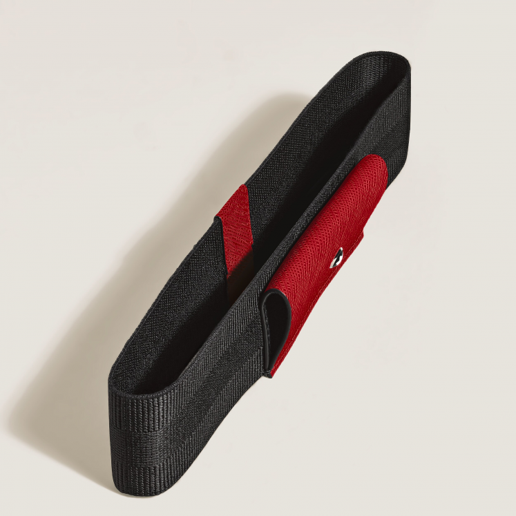 Étui pour 1 Instrument d'Écriture avec Bande Élastique en Sartorial