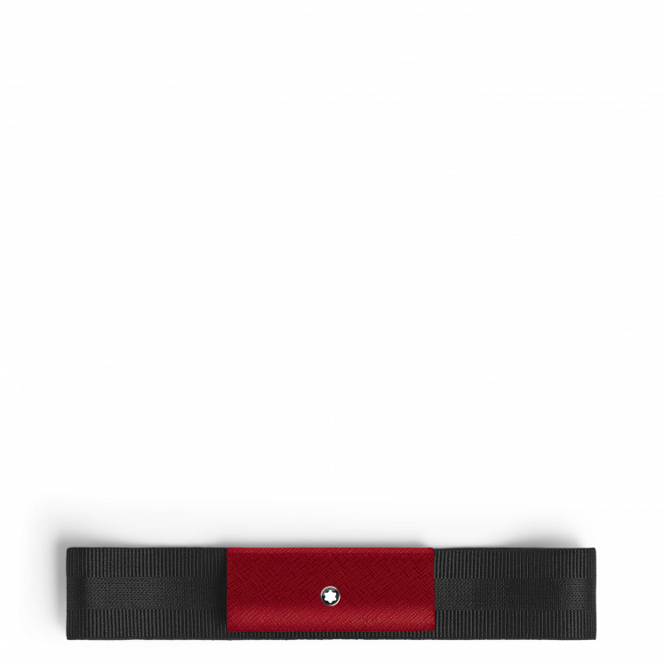 Étui pour 1 Instrument d'Écriture avec Bande Élastique en Sartorial