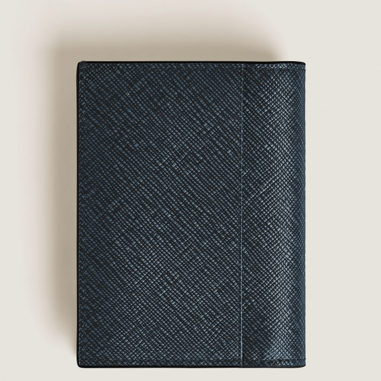 Mini Portefeuille 4cc en Cuir Sartorial