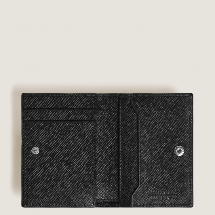 Mini Portefeuille 4cc en Cuir Sartorial