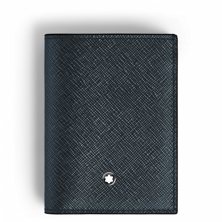 Mini Portefeuille 4cc en Cuir Sartorial