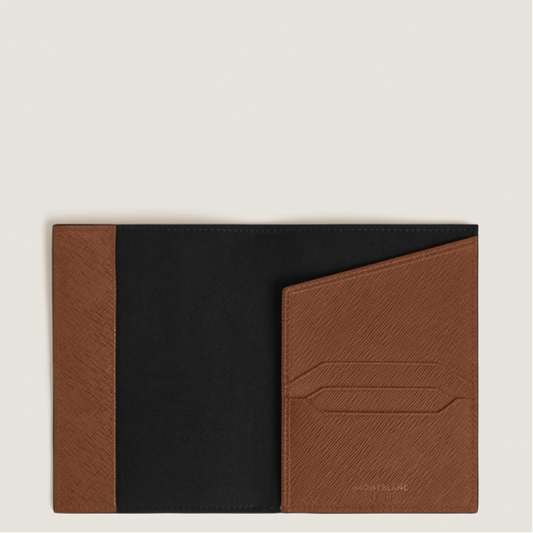 Porte-Passeport en Cuir Sartorial