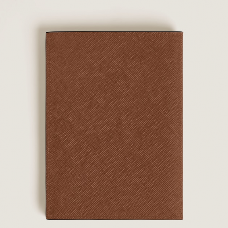 Porte-Passeport en Cuir Sartorial