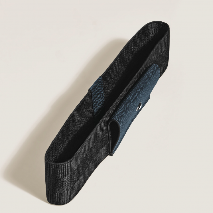 Étui pour 1 Instrument d'Écriture avec Bande Élastique en Sartorial