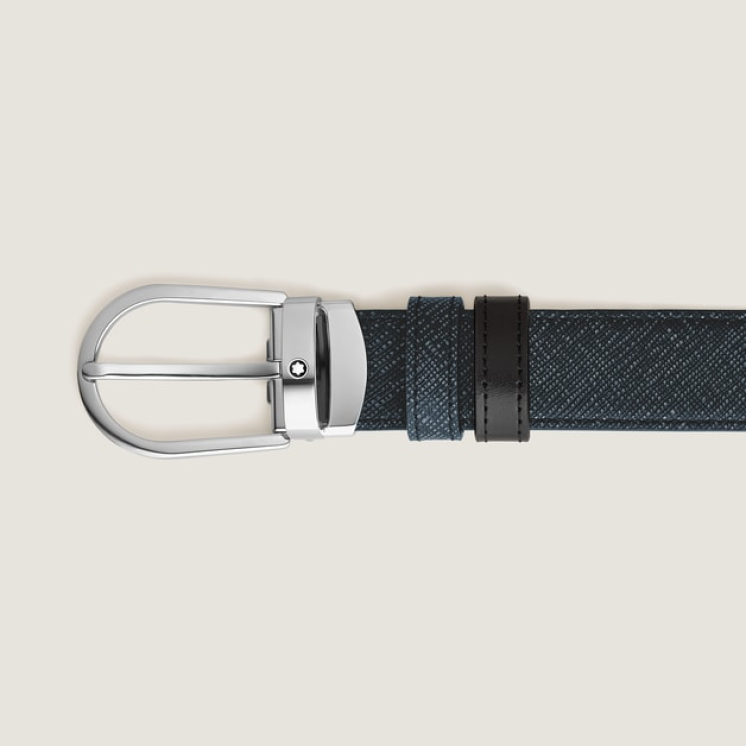 Ceinture Réversible Horseshoe 30 mm en Cuir Sartorial