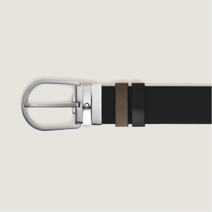 Ceinture Réversible Horseshoe 35 mm en Cuir Extreme