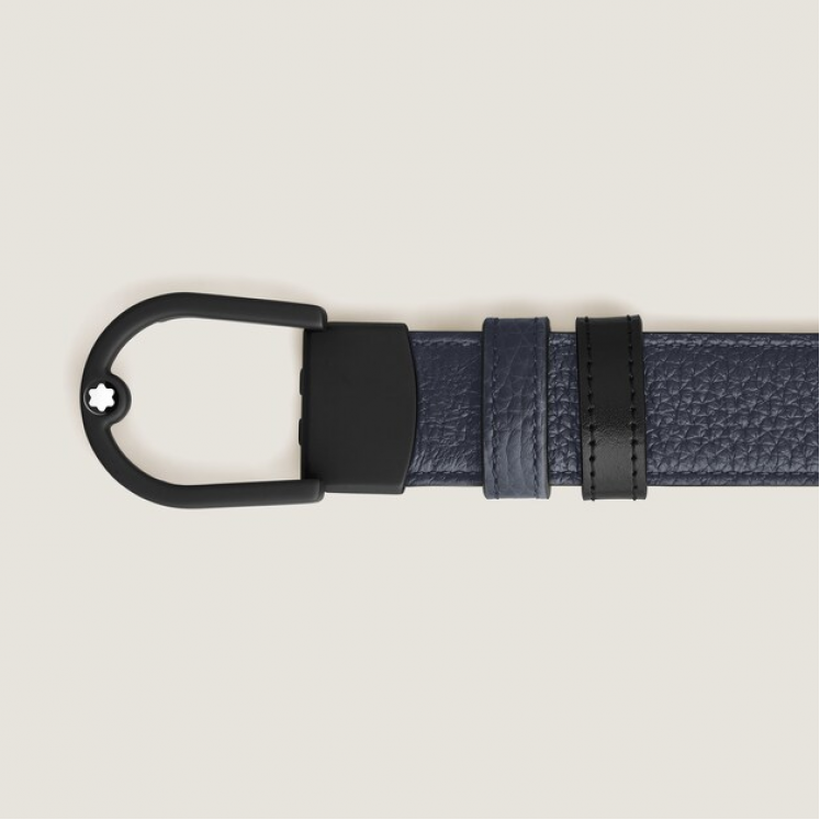 Ceinture Réversible Horseshoe 30 mm en Cuir Grainé