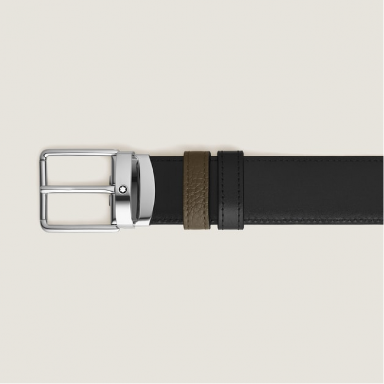 Ceinture Réversible Everyday 30 mm en Cuir Grainé