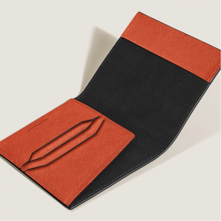 Porte-passeport en Cuir Sartorial